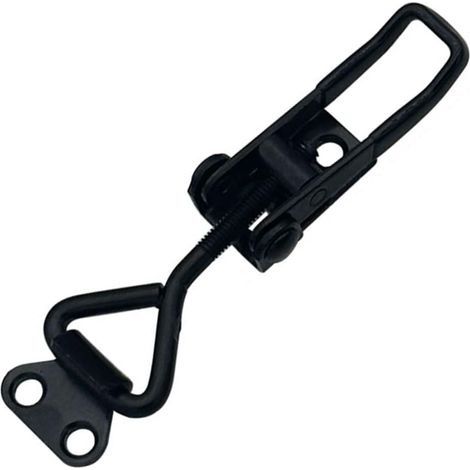 4 Pièces de Verrouillage Ajustable, Loquet de Coffre, Loquet Rapide, Clamps à Bascule, Fermeture Ajustable en Métal pour Casiers et Coffres (1/5)