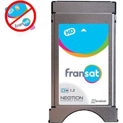 RÉCEPTEUR DÉCODEUR SATELLITE MODULE NEOTION FRANSAT CI+ 1.3 (VENDU SANS CARTE) (1/4)