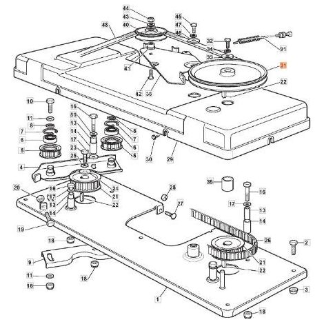 ORIGINAL RIEMENSCHEIBE EMAK G125601550E0
