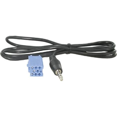 Cable AUX Mini ISO Jack 3.5 pour Autoradio Blaupunkt Becker VDO