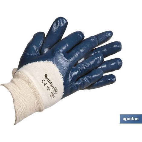 Blíster De Guante De Nitrilo Azul Talla 8
