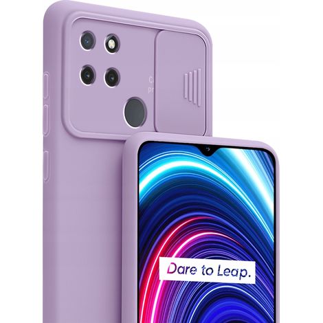 CamShield Hülle für Realme C21/C21Y/C25Y, Lila + 9H Glas (1/5)