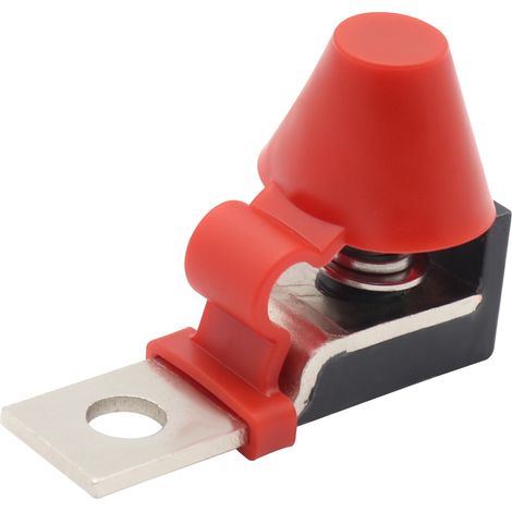 Bloc-fusible terminal avec couvercle, goujon unique M8 (5/16 pouces), plage de courant de tenue 30A-300A (1/5)