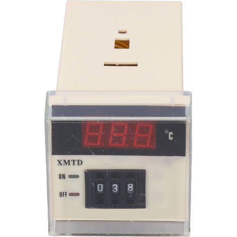 Contrôleur de température numérique à affichage LCD clair XMTD-2001 0-399 °C 220 V (1/5)