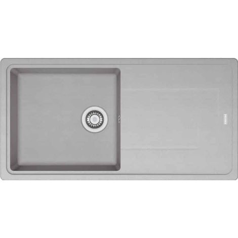 Franke – Évier 1 bac Tectonite 970x500mm – Finition Platinum – Vidage gain de place 90mm – Résistant aux hautes températures jusqu'à 300°C
