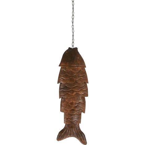 Signes Grimalt Pendenti Vasi Pesce e Portacandele Marrone 38x13x6cm