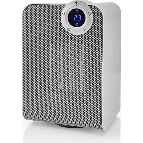 Nedis Radiador de aire caliente Wi-Fi blanco 1800 W compacto
