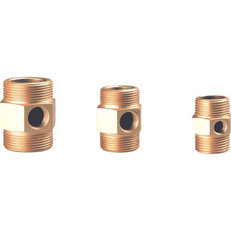 Nippel mit Zentralanschluss dn 1 "x1/2"