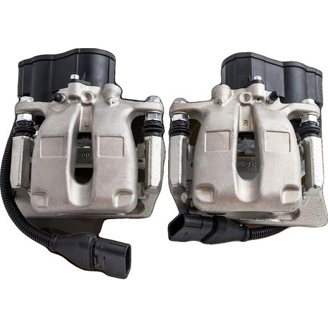 Pinza freno elettrica, struttura in metallo resistente, compatibile con Audi A8 S8 D3, tensione motore 12V, installazione a bullone, risposta di frenata migliorata. (1/5)