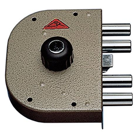 Serratura Legno Applicare 3050 Cr C.pompa M4 con Scr con Pomolo E.mm 60 Dx