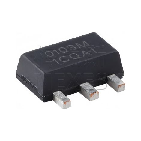 NCE NCE0103M SOT-89-3 N-channel power MOSFET 100 V 3 A (5 units)