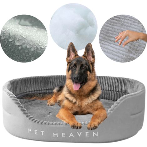 CAMA PARA MASCOTAS, PARA PERRO O GATO, IMPERMEABLE Y SUAVE, 100X80X26 CM [Z-LO1]