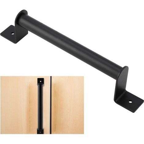 Poignée Tirette pour Porte Coulissante - Trappe Fonctionnelle - Manœuvre Carbon Steel (23 cm, Noir) - Lot 1 Pièce (1/5)