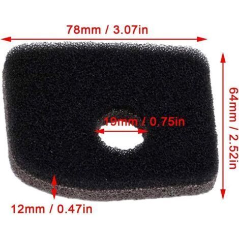 FENOPLASTICAKit de Filtre à air pour STIHL BG56 BG56C SH56C BG66 BG66C BG86 BG86CE BG86CEZ SH56 SH86 SH86C BR200 SR200 souffleurs de Feuilles Remplacer 4241 120 1800 CMR6H (1/3)