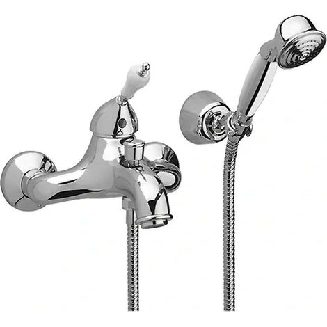 Wannenarmatur mit Duschset VARA CROMO chrom