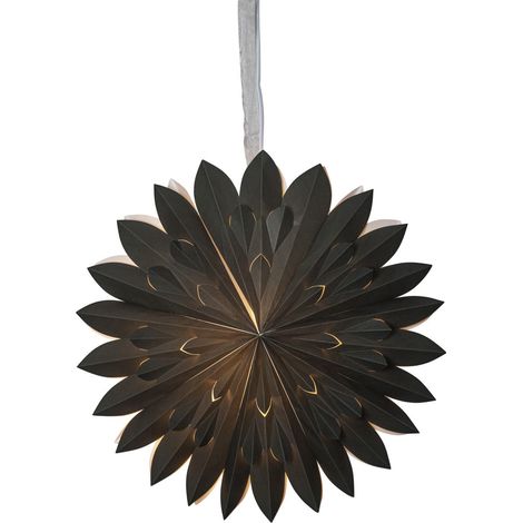 Star Trading Grande étoile en papier vert foncé 'Clipp', multipointes, suspension en organza, Ø 60 cm
