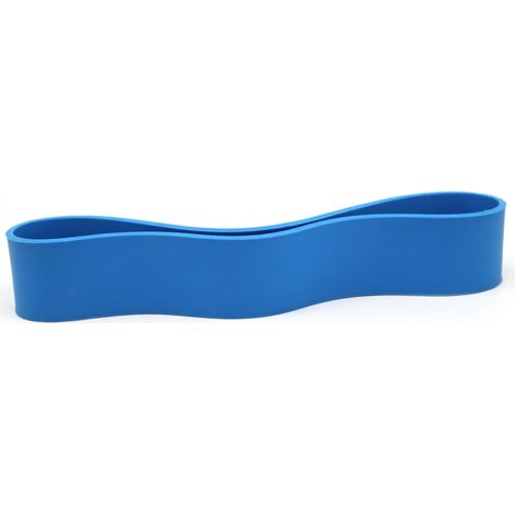 Banda de resistencia TPE azul, elástica de fitness para piernas y glúteos (1/5)