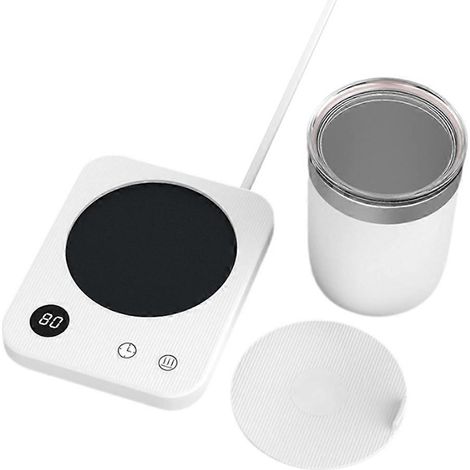 Tassenwärmer (110 V), 3 Temperaturstufen, Getränkewärmer, Untersetzer, für heiße Schokolade, Tee und Wasser. US-Stecker. (1/5)