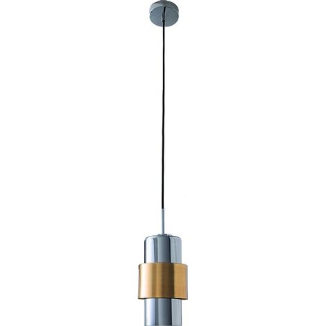 Suspension Luminaire D130 Pour Ampoule LED E27 Or Mat ZAMBELIS 22001