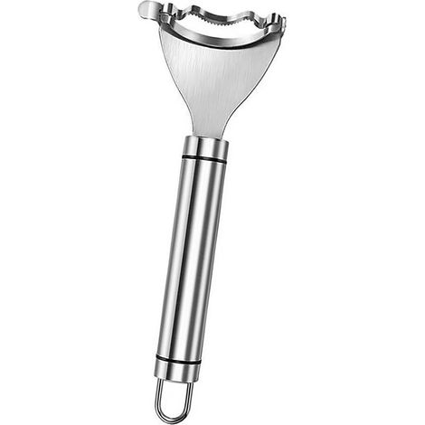 Pelapatate per mais con manico antiscivolo, lame affilate in acciaio inox e sistema di sgancio rapido per la cottura. (1/5)