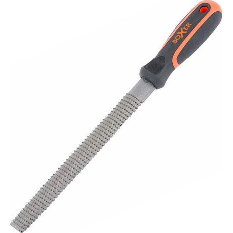 Râpe boxer halvrund rasp 200 mm chrome-vanadium ergonomique