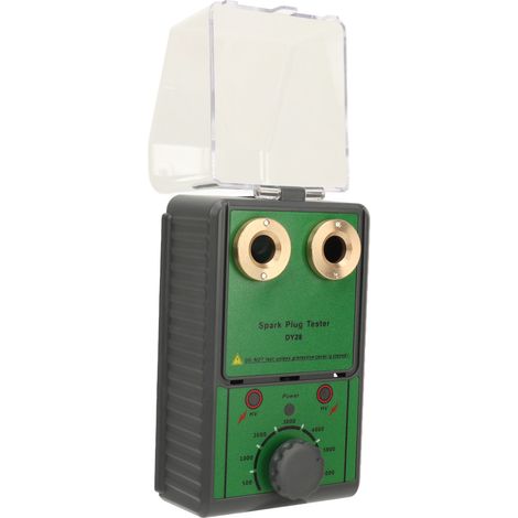 Testeur de bougies d'allumage à double trou, analyseur d'allumage moteur à fréquence réglable pour véhicules essence 12 V, prise européenne 100-240 V (1/5)