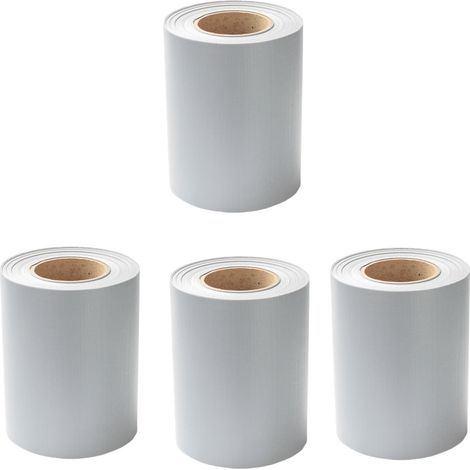 SWANEW Strisce privacy, PVC, strisce paravento, tappeto a doppia asta 50mx4 grigio chiaro (1/5)