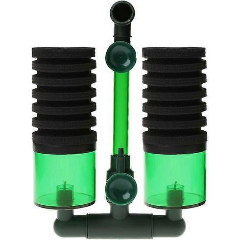 Filtre éponge pour aquarium eau douce et salée, préfiltre S, compatible poissons, filtration fine, matériau durable, facile à nettoyer, silencieux, idéal petit bac. (1/4)