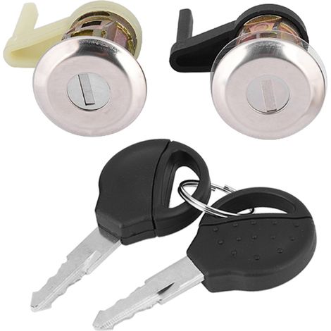 Kit de verrouillage de porte avant avec 2 clés pour Peugeot 206 (1998-2009) (1/5)