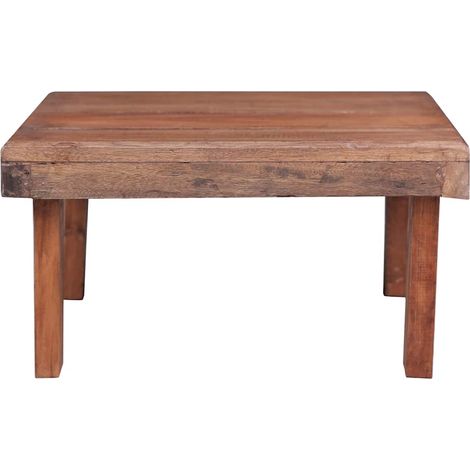 Maison Exclusive - Tavolino da Salotto 60x45x23 cm in Legno Massello di Mogano (1/5)