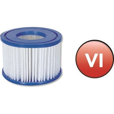 Filtri Ricambio 2 Pezzi N° 6 VI Per Spa Bestway Piscina Idromassaggio Pompa FIlt (1/3)