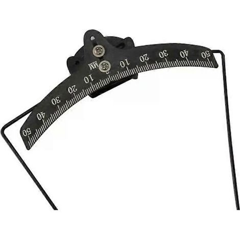 ABSQ-RC Querruder-Goniometer-Neigungsmesser-Teil Querruderwinkelmesser Zubehör für RC-Flugzeuge und Starrflügler-Modelle Werkzeuge (1/4)