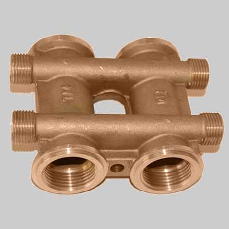 COLLETTORE COMPLANARE TIEMME - 1" 2x2