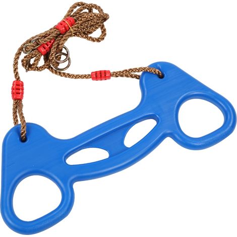Anneau de traction multifonctionnel avec corde, balançoire pour enfants, jouet d'intérieur et d'extérieur, bleu (1/5)