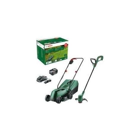 Bosch – Tondeuse à gazon sans fil 18V – Largeur de coupe 32 cm – Hauteur de coupe réglable 2-6 cm – Design léger 8,1 kg (1/10)