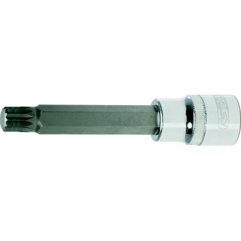 Douille tournevis XZN 1/2'', L.110 mm - M8 - Chrome Vanadium - Finition satinée