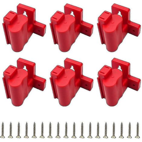 Lot de 6 supports de fixation M12 pour outils de perçage, support de fixation en plastique compatible avec les perceuses 12 V. (1/5)