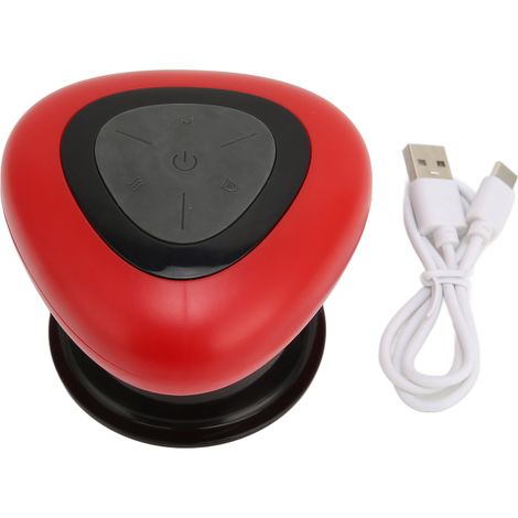 Appareil de massage électrique Gua Sha rouge - 3 vitesses réglables, machine à aspiration négative pour le visage et le corps (1/5)