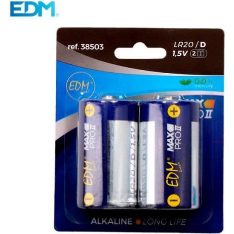 Pile alcaline lr20 edm (blister 2 unid.) (1/2)