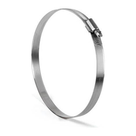 25 x FASCETTA STRINGITUBO  W4 AISI 304 BANDA 9 100/120 MM
