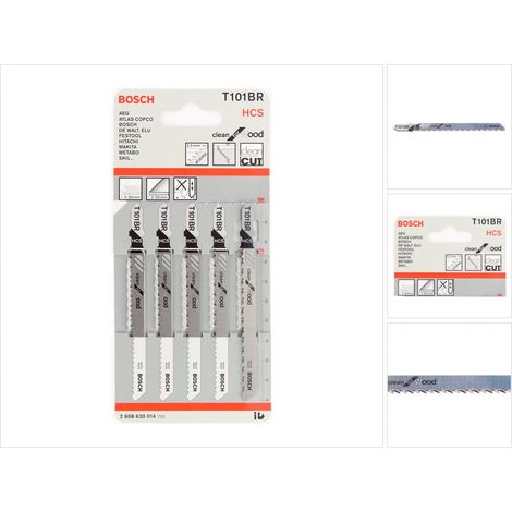 Bosch 5 Stichsägeblätter T 101Br - 2608630014