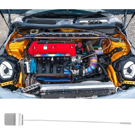 Jauge d'huile moteur modifiée, compatible avec Honda K20 Silver (1/5)