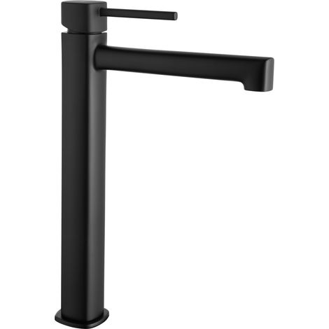 Monomando lavabo alto Toscana negro mate [ IMEX® ]