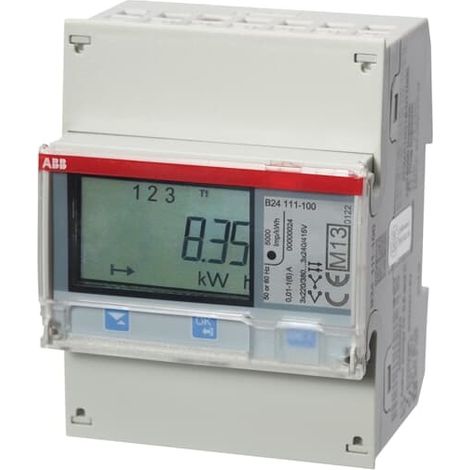 contatore di energia abb b24 111-100 3 fasi 6 a