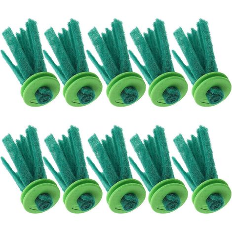 Brosse de ponte pour poissons d'aquarium, utilisée pour collecter les œufs de poissons, paquet de 10, outil de reproduction flottant. (1/5)