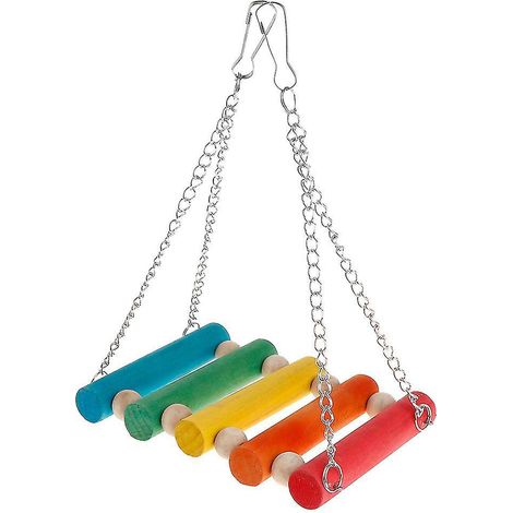Balançoire pour perroquet, jouets amusants pour oiseaux, hamac pour oiseaux, jouet à mâcher pour animaux de compagnie, jouets suspendus pour perroquets