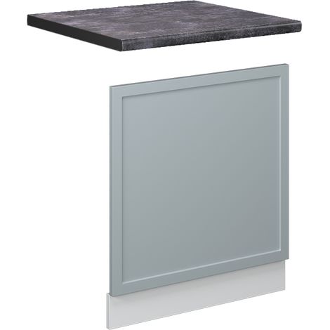 Façade Fame-Line, Bleu clair-gris, 60 cm , PT Anthracite, Vicco (1/5)