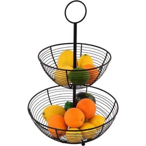 Zweistöckiger Obstkorb Loft E-8129 (1/2)