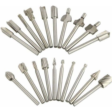 Paquet de 20 fraises de coupe en carbure de tungstène Dremel forets meuleuse rotative..DEBUNS (1/5)