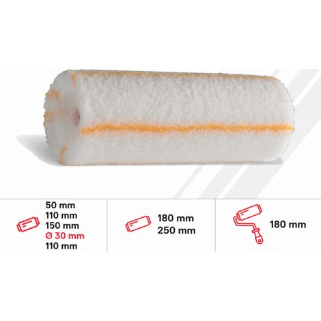 L'Outil Parfait – Manchon pour rouleau 110 mm – Polyamide tissé – Finition pommelée pour peinture – Boîte de 10 – 4991510